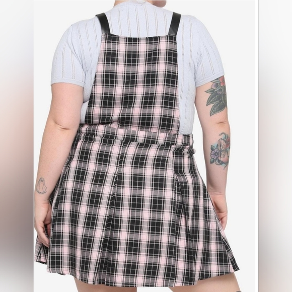 Hot Topic Whimsigoth Dark Academia Plaid Pleated Punk Skirtall Plus Size 1x - Picture 3 of 11